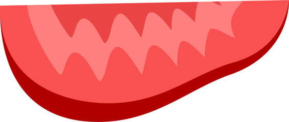 Obraz premium Strawberry fruit illustration with leaf in slice, half, whole in vector format. Red berry strawberry with leaf. Fresh strawberry.