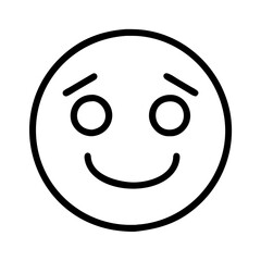 emoji icon, emoji line art - simple line art of emoji, perfect for emoji logos and icons
