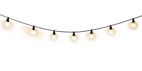PNG String lights lighting illumination decorative.