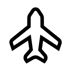 airplane icon vector