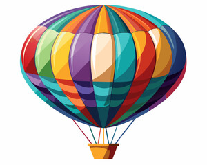 Fototapeta premium hot air balloon with blue sky