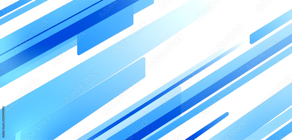 Poster blue striped abstract background with arrow pattern and business design elements
