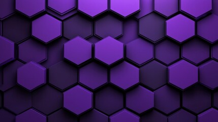 Stylish Purple Hexagonal Pattern Background for Modern Design