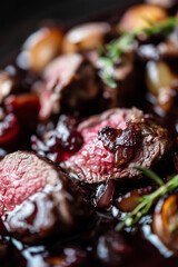 Poronkäristys – Finnish Sautéed Reindeer with Caramelized Onions and Lingonberries