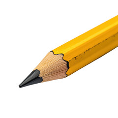 Fototapeta premium Close-up of a Yellow Pencil with Black Lead
