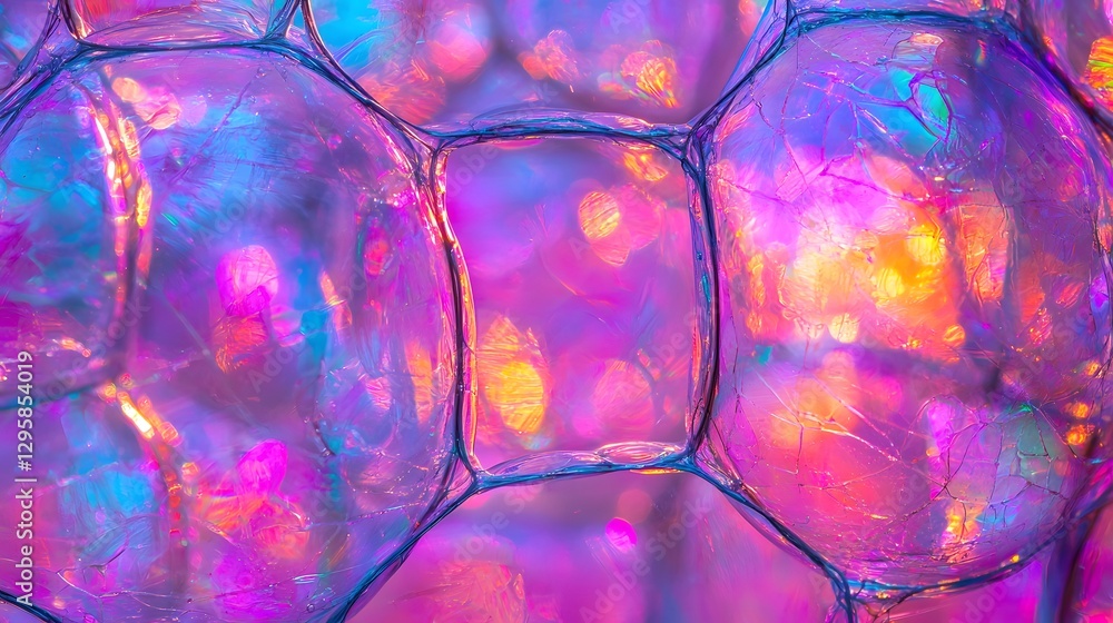 Poster colorful abstract background filled with dynamic shapes and patterns creating a lively and energetic