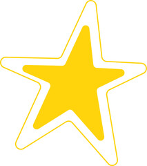 Hand-Drawn Twinkling Star Illustration