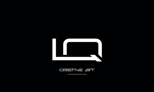 LQ, QL, L, Q abstract letters logo monogram