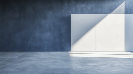 Minimalist Interior with Natural Light and Textured Wall Surface