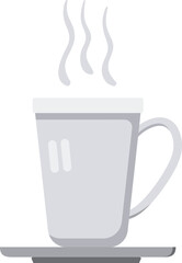 Classic Cafe Signboard with Coffee Icon