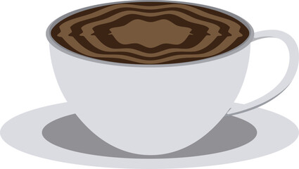 Moccacino in a Vintage Ceramic Mug