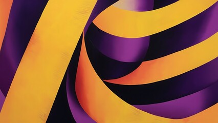Abstract background with yellow and purple stripes