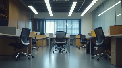 Social psychology behavior study in a clean office. Featuring academic collaboration and research