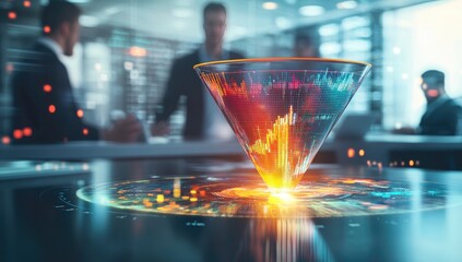 Holographic data analysis in office