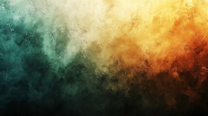 Fototapeta premium Muted green and earthy brown gradient wallpaper