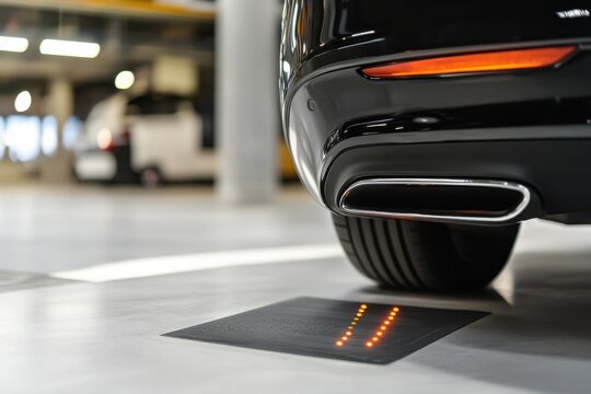 Parking Sensors - Rear Assistant Sensor Bumper on Luxury Car