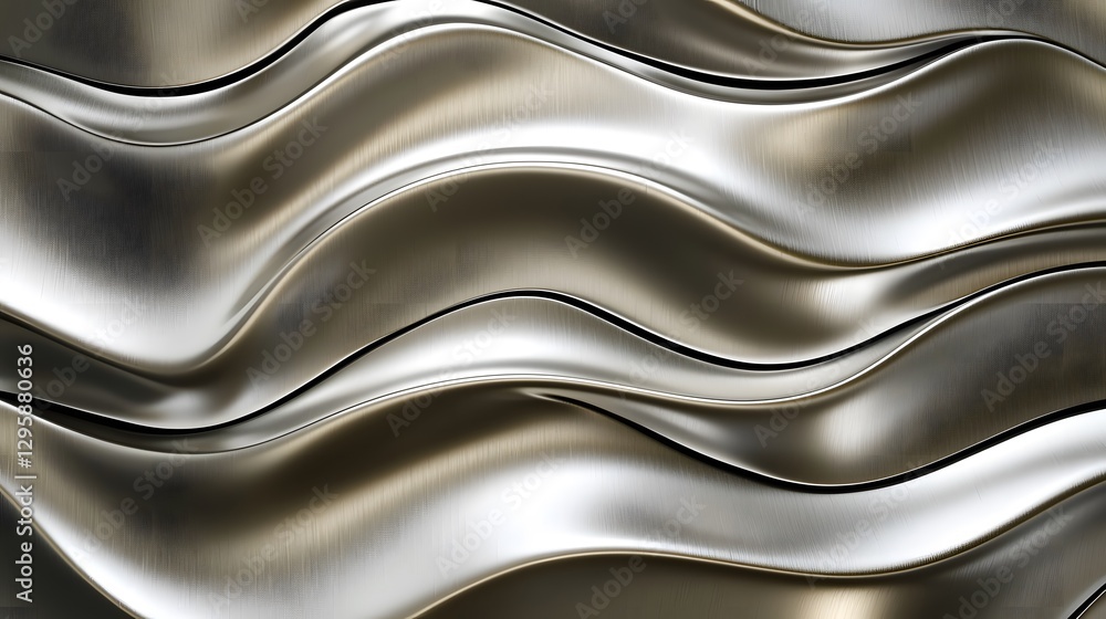 Poster elegant metallic background featuring a subtle texture enhancing visual depth and ideal for modern g