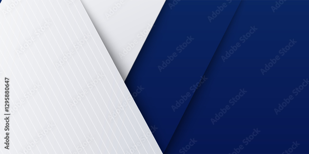 Aufkleber modern business geometric background with blue polygons vector. bright navy blue dynamic abstract ve