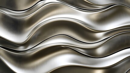 Obraz premium Elegant metallic background featuring a subtle texture enhancing visual depth and ideal for modern graphic design projects