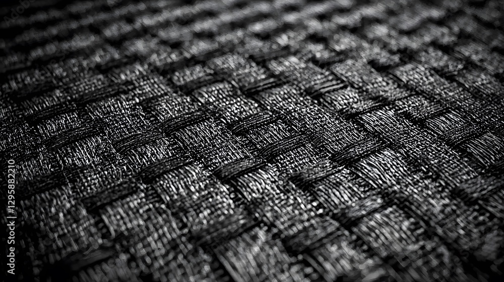 Poster striking black and white texture displaying intriguing patterns and depth, perfect for artistic and 