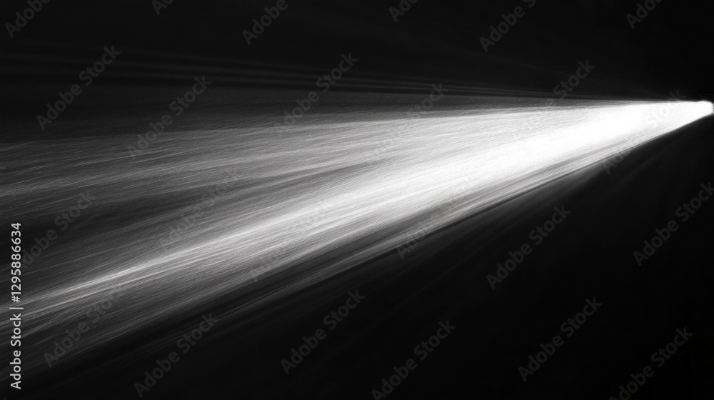 Poster a stunning display of radiant light cutting through deep darkness, revealing intricate patterns of b