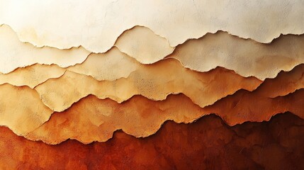 Fototapeta premium Gradient wallpaper in soft brown and terracotta background