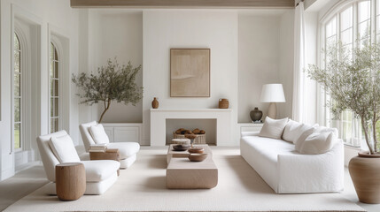 洗練されたミニマルリビングの美学、シンプル＆エレガント：心地よい空間デザイン、自然と調和するインテリアスタイル、モダンミニマリズムの極み、静けさと温もりを感じるリビング、ナチュラル＆オーガニックな暮らし、落ち着いた色彩と心地よい家具の調和、ラグジュアリー&times;シンプルな洗練空間、快適な空間を演出するインテリア、温かみのあるミニマルデザイン