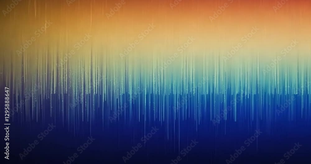 Poster abstract vertical lines background with warm and cool color gradient