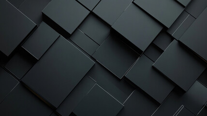 Abstract geometric shapes on dark background create depth
