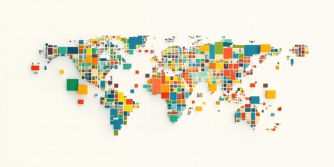 Obraz premium map of the world