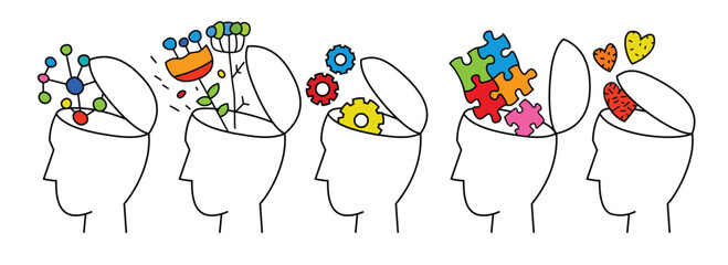 Human mind and experience diversity. Neurodiversity, autism acceptance