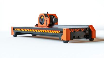 Fototapeta premium Emergency extrication using compact laser cutter industrial setting high-resolution innovative technology