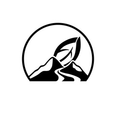 Vector art isolated on a continuous one-line drawing of ecology sustainable nature planet