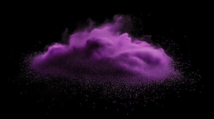 Fuchsia, Violet powder background