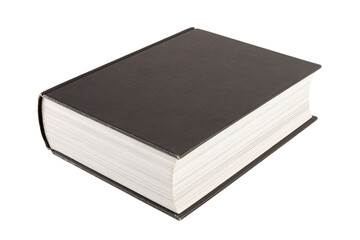 Black book mockup cutout, isolated no background