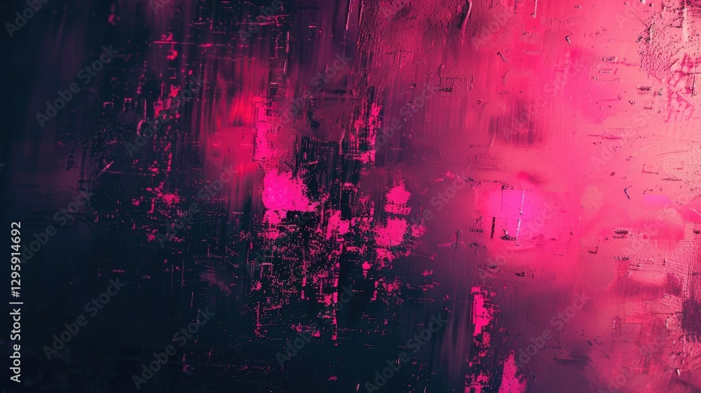 Poster abstract of complex glitch with pixel effect in graphic background use shading and monochrome to exp