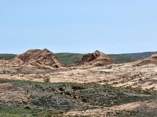 beautiful landscape of the desert 
