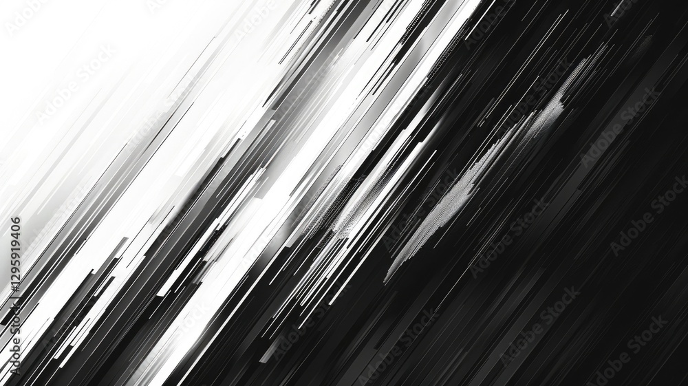 Fototapete Abstract complex glitch with pixel effect in tech background use shading and glitches texture express mysterious design or complex flow with cyber object convey sense of future digital scene. AIG53.