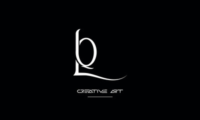 LQ, QL, L, Q abstract letters logo monogram