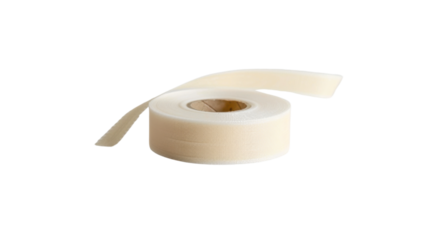 Roll of medical adhesive tape on transparent background