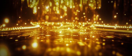 gold background light black golden casino vector glitter particle dust award poker vip magic effect shine star game spotlight luxury bokeh 3d design yellow glamour white spark sparkle chip line slot 