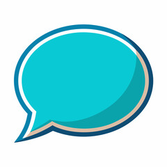Chat Bubble icon on white background