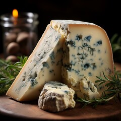 british stilton cheese, AI generated