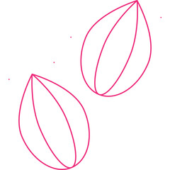 Seeds single vector icon illustration