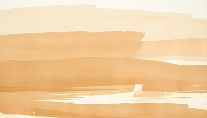 Minimal Beige Watercolor Abstract Background