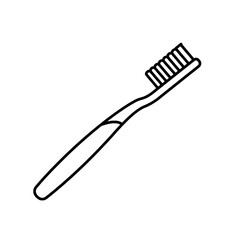 Oral Hygiene Essential: A minimalist illustration showcases a toothbrush. This simple, yet impactful image embodies the daily ritual of oral care.