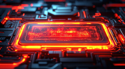 Obraz premium Futuristic space travel ticket with holographic details for Martian adventure