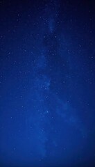 Obraz premium Dark blue night sky with glittering stars and a few scattered moons, stars, universe, galaxies