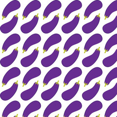seamless eggplant  pattern