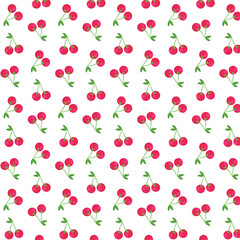 seamless pattern with cherry